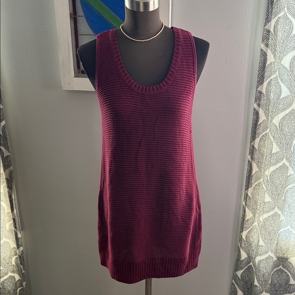 GAP Factory Sweaters - Gap 100% Cotton Knit Tunic Tank/ Mini Dress SZ Medium
